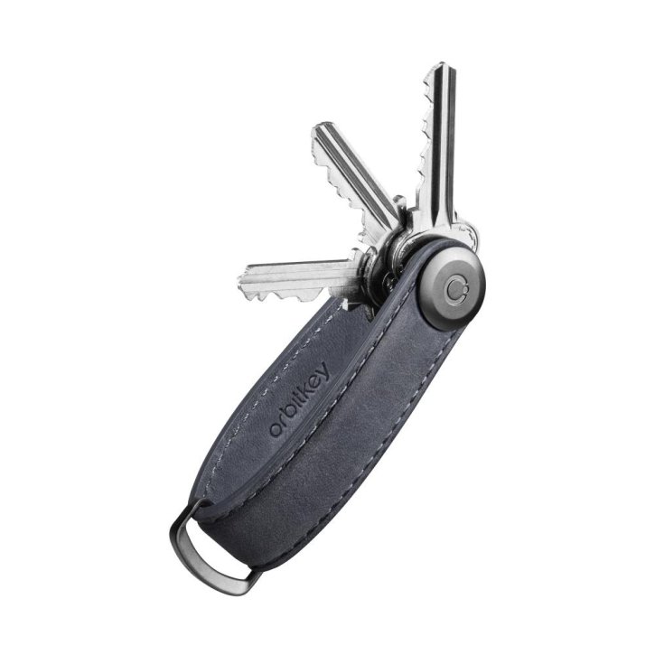 orbitkey Schlüssel-Organizer crazy horse steel grey